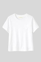 Kerri Rosenthal - Slub Tee - WHITE