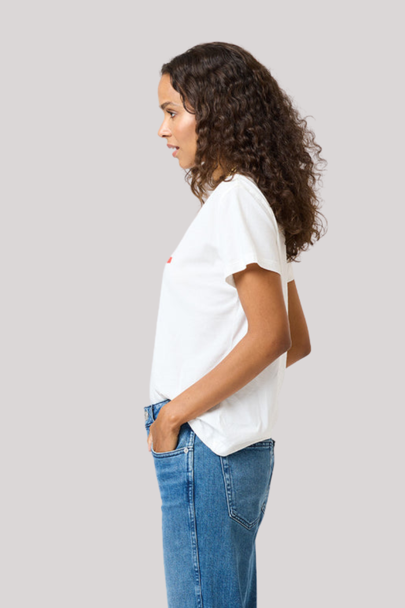Kerri Rosenthal - Suke Love Lines Tee - WHITE