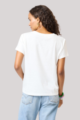 Kerri Rosenthal - Suke U.S. of Love Tee - WHITE