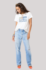 Kerri Rosenthal - Suke U.S. of Love Tee - WHITE