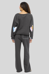 Kerri Rosenthal - Weekend Barb Sweatpant - ANTHRACI