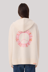 Kujten - Sweater Hoodie - BLANC