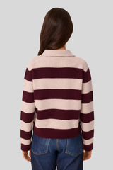 Kujten - Sweater Polo Royce - BORDEAUX