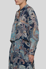 L'agence - Cosette Crop Hi Low Shirt - MDNTBESA