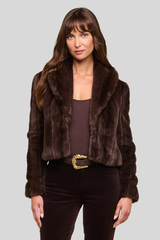 L'agence - Davy Crop Jacket - DRKJVAST