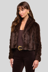 L'agence - Davy Crop Jacket - DRKJVAST