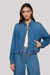L'agence - Dunia Zip Front Bomber Jacket - WILTON