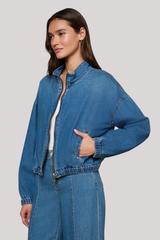L'agence - Dunia Zip Front Bomber Jacket - WILTON