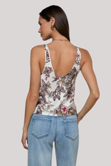 L'agence - Eddie Bias Tank Top - WHTMULBT