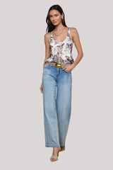L'agence - Eddie Bias Tank Top - WHTMULBT
