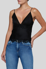 L'agence - Elka Lace Camisole - BLACK