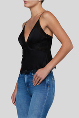 L'agence - Elka Lace Camisole - BLACK