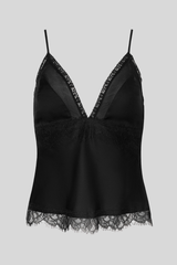 L'agence - Elka Lace Camisole - BLACK