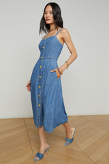 L'agence - Esmeralda Pinafore Dress - STOKES