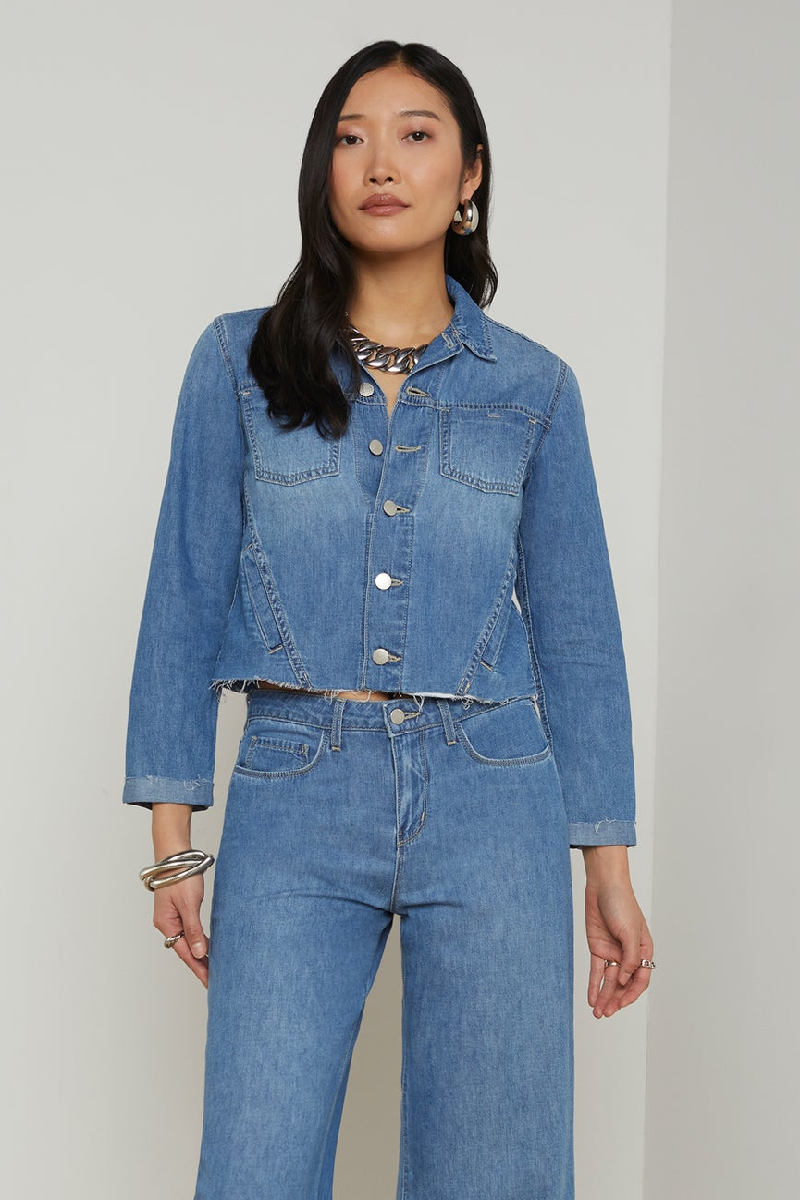 L'agence - Janelle Denim Jacket - STOKES