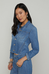 L'agence - Janelle Denim Jacket - STOKES
