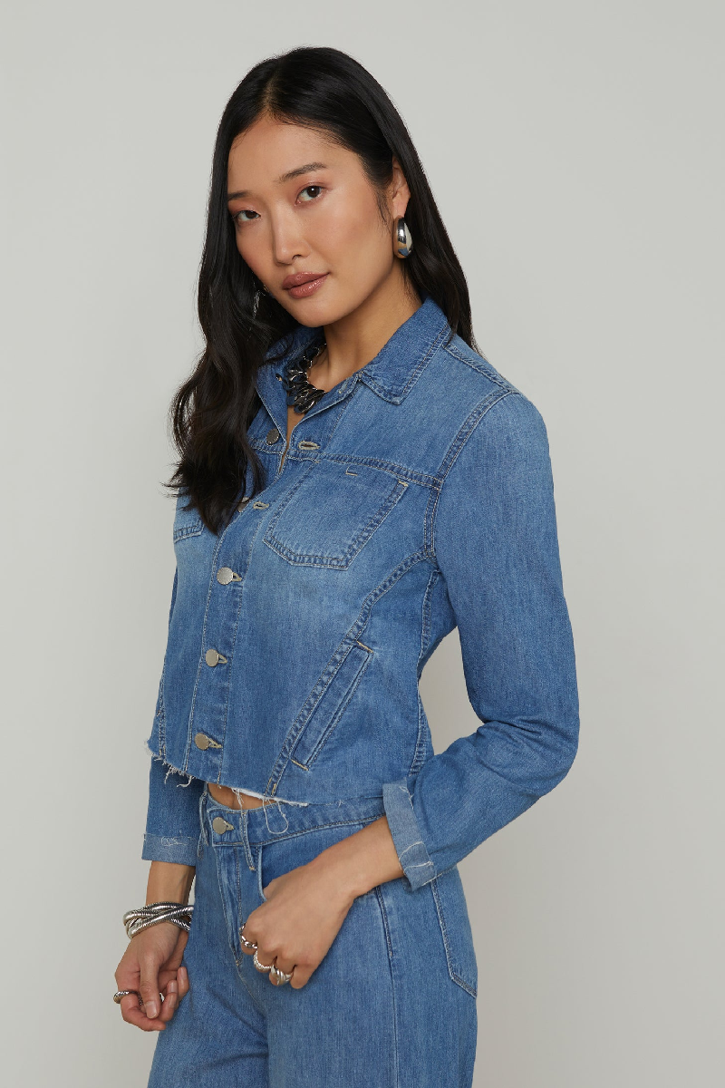 L'agence - Janelle Denim Jacket - STOKES