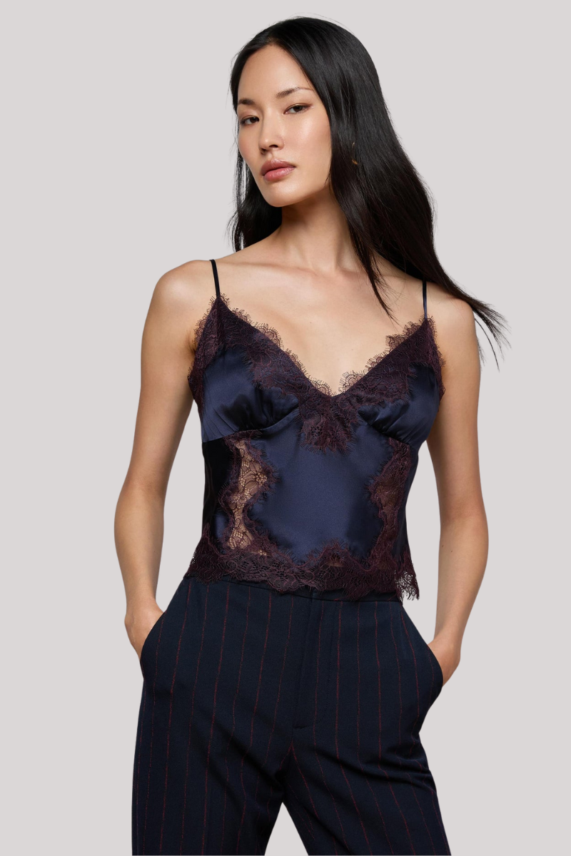 L'agence - Kimber Silk Lace Camisole
