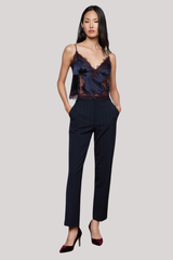 L'agence - Kimber Silk Lace Camisole - MIDDRKMA
