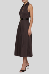 L'agence - Kolton Midi Dress - DARKJAVA