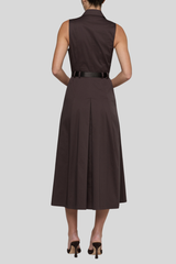 L'agence - Kolton Midi Dress - DARKJAVA