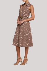 L'agence - Kylo Belted Shirt Dress - CARDECRU