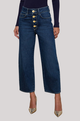 L'agence - Liora High Rise Stovepipe Cropped Jean - RAMPART