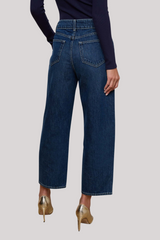 L'agence - Liora High Rise Stovepipe Cropped Jean - RAMPART