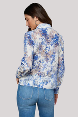 L'agence - Maia Lace Buttondown Blouse - IVBLWATR