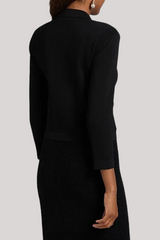 L'agence - Osiris Collared Cardigan - BLKGOLD