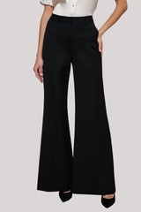 L'agence - Pilar Wide-Leg Pant - BLACK