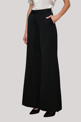 L'agence - Pilar Wide-Leg Pant - BLACK