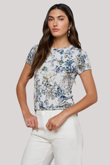L'agence - Ressi Fitted Tee - GRYMTWAT