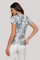 L'agence - Ressi Fitted Tee - GRYMTWAT
