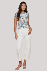 L'agence - Ressi Fitted Tee - GRYMTWAT