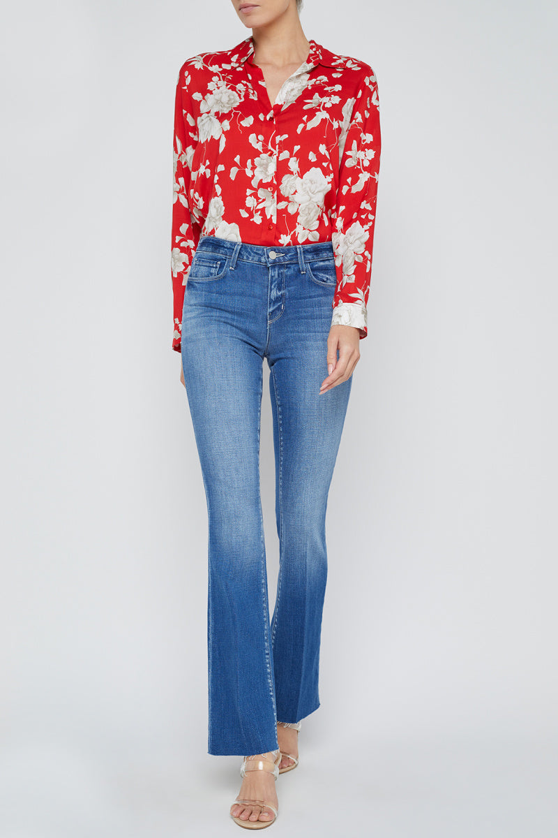 L'agence - Sneeki Low-Rise Straight-Leg Jean - PALERMO