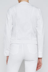 L'agence - Yari Collarless Jacket - WHITE