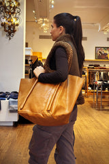 Latico - Voyage Large Tote Bag - COGNAC