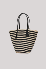 Liffner - Straw Basket - BLKCREAM