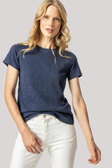 Lilla P - Back Seam Crewneck - NAVY
