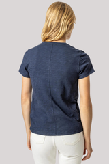 Lilla P - Back Seam Crewneck - NAVY