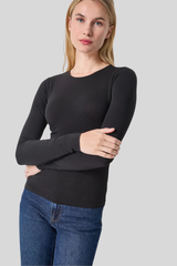 Lilla P - Long Sleeve Crew Tee - BLACK