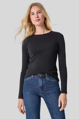 Lilla P - Long Sleeve Crew - BLACK