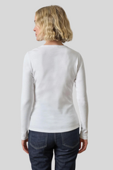 Lilla P - Long Sleeve Crew - WHITE