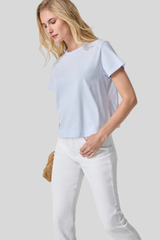 Lilla P - Organic Boxy Tee - HYDRANGE