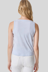 Lilla P - Organic V-Neck Tank - HYDRANGE