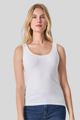 Lilla P - Scoop Tank - WHITE