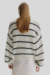 Lisa Yang - Sabelle Stripes Sweater - CRBKNVYS