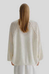 Lisa Yang - Thena Cardigan - CREAM