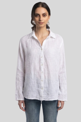 Luna Luz - Love Linen Shirt - WHITE
